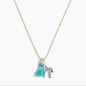 NWT Girls Zebra Necklace (Crewcuts/J Crew Factory)